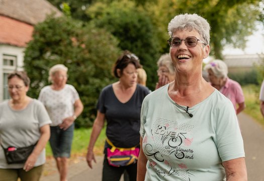 Wandelaars onderweg