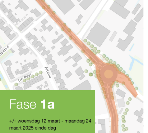 kaart overzicht uitbreiding