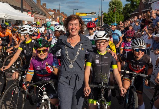 Wielrenners tijdens de Acht van Chaam