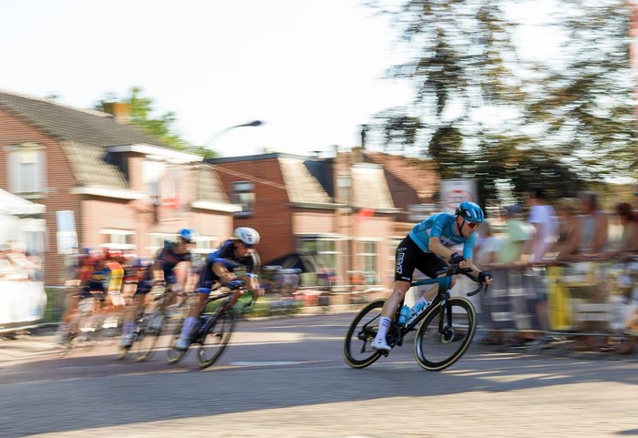 Renners tijdens de wedstrijd