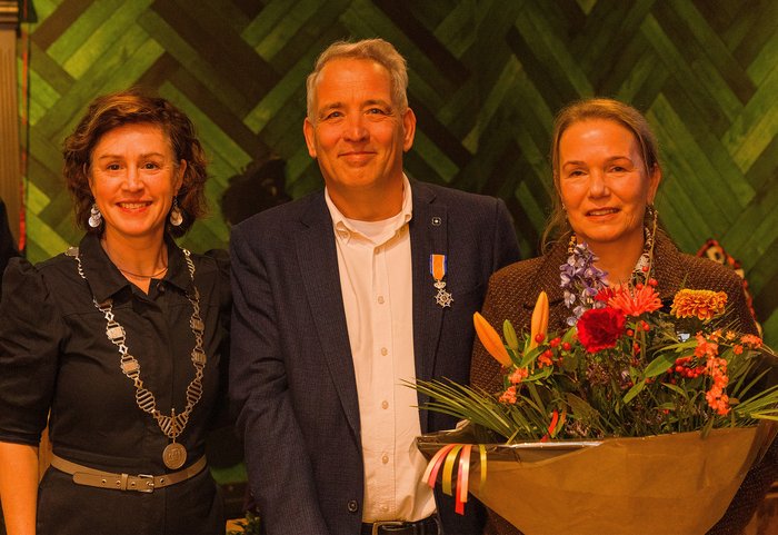 Burgemeester Schuitmaker en Daniël Elst